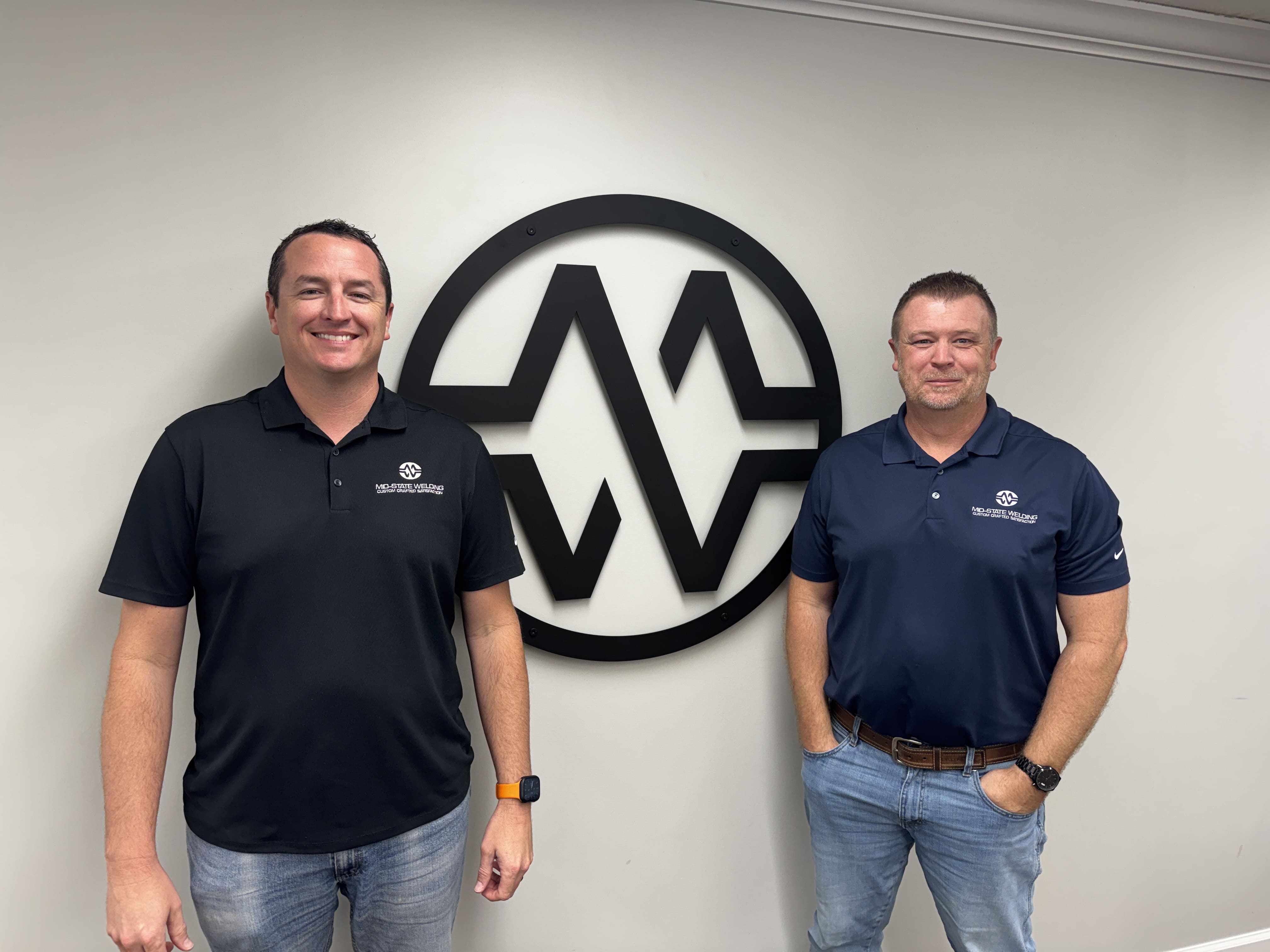 Tim Presson and Tyler James, co-owners of Midstate Welding
